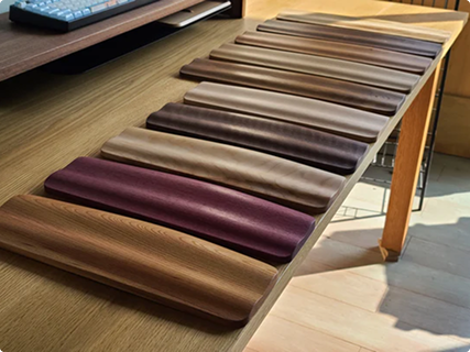 Production background of the Dumaroo wrist rest