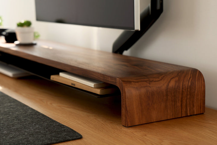 Doodle desk shelf [Walnut]