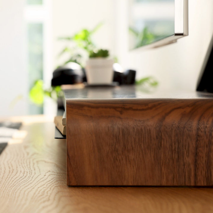 Doodle desk shelf [Walnut]