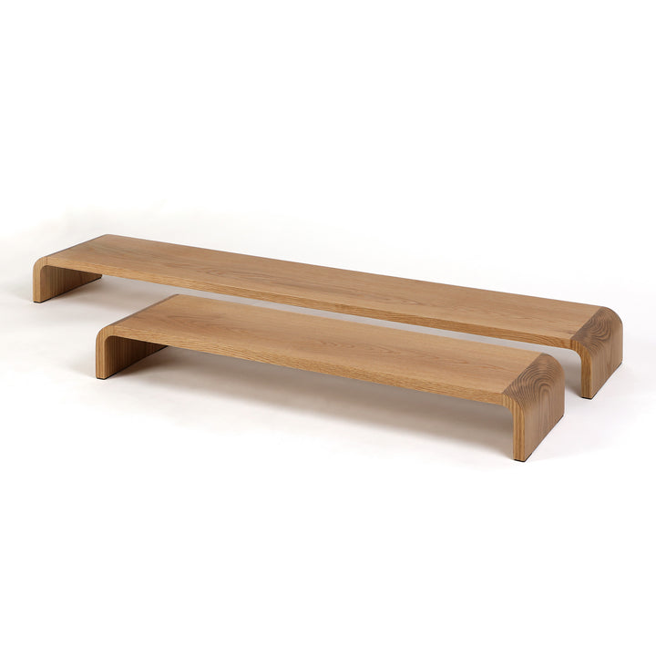 Doodle desk shelf [White OAK]