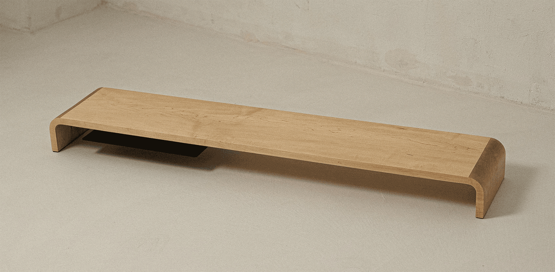 Doodle desk shelf [White OAK]