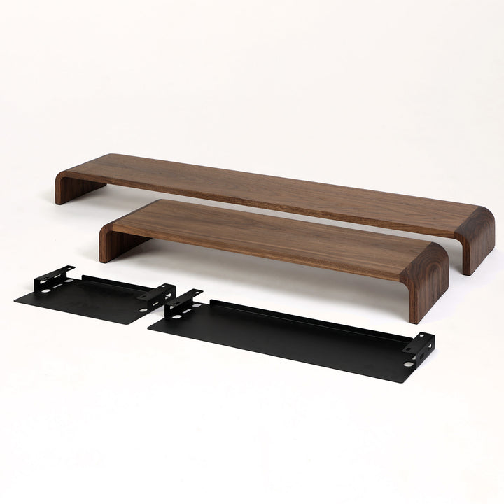 Doodle desk shelf [Walnut]